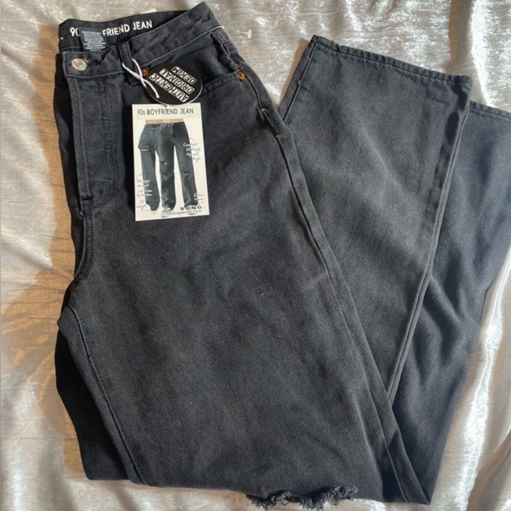 (Q) S.O.N.G 90s BOYFRIEND JEAN SIZE 9/29 - Picture 3 of 11